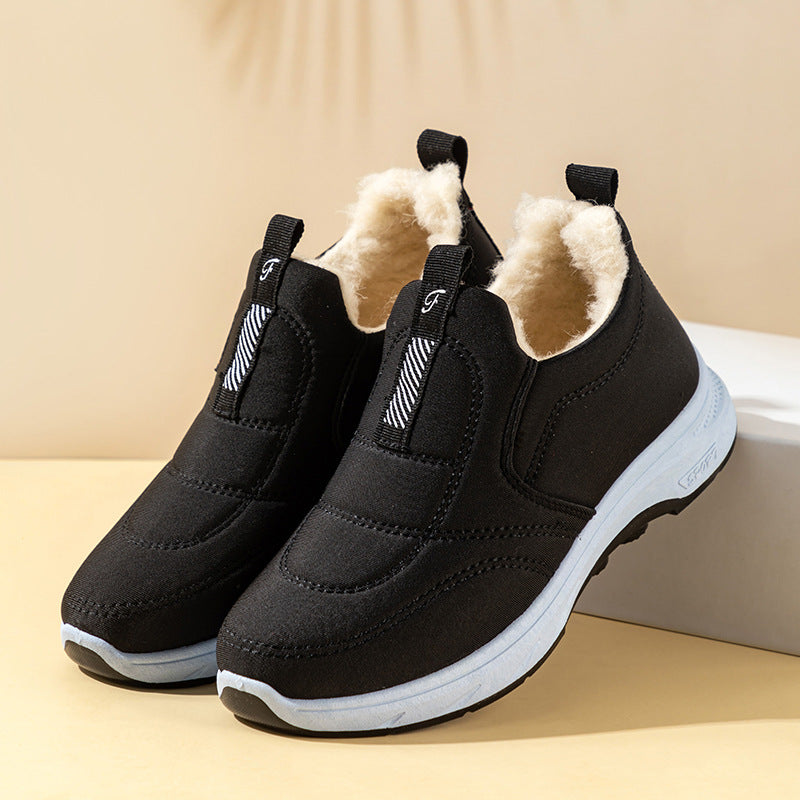 ššćAcČiune fierbintećš„velvet Či Ć®ngroČareš„ć35-41ć pantofi de iarnÄ impermeabili din bumbac cald pentru femei