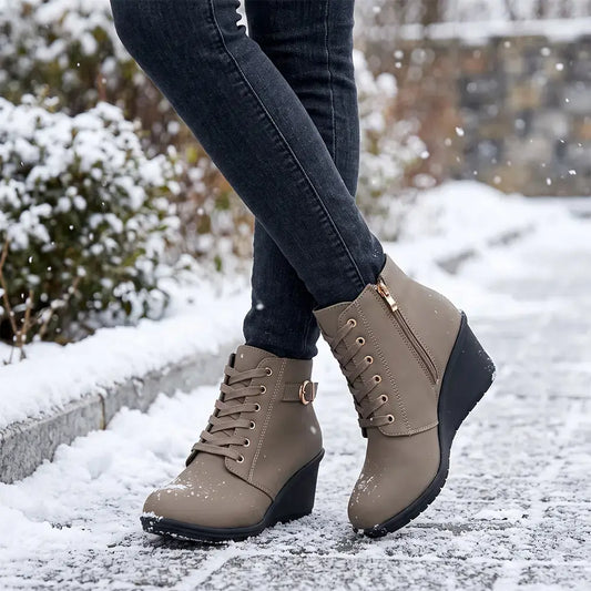 【35-42】👢Ghete de damă de iarnă cu platformă ascunsă – o alegere elegantă și stabilă pentru zilele friguroase