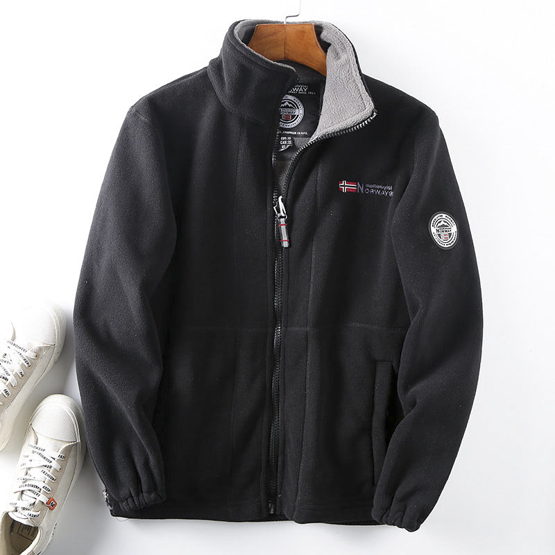 🔥【S-3XL】Geacă Reversibilă Călduroasă din Lână și Bumbac pentru Bărbați