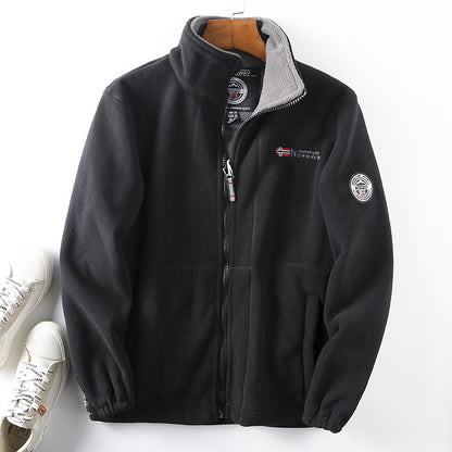 🔥【S-3XL】Geacă Reversibilă Călduroasă din Lână și Bumbac pentru Bărbați