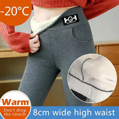 🌈🌟🔥【M-3XL】Lână de oaie plus îmbrăcăminte exterioară îngroșată de catifea, jambiere de toamnă și iarnă din catifea austriacă
