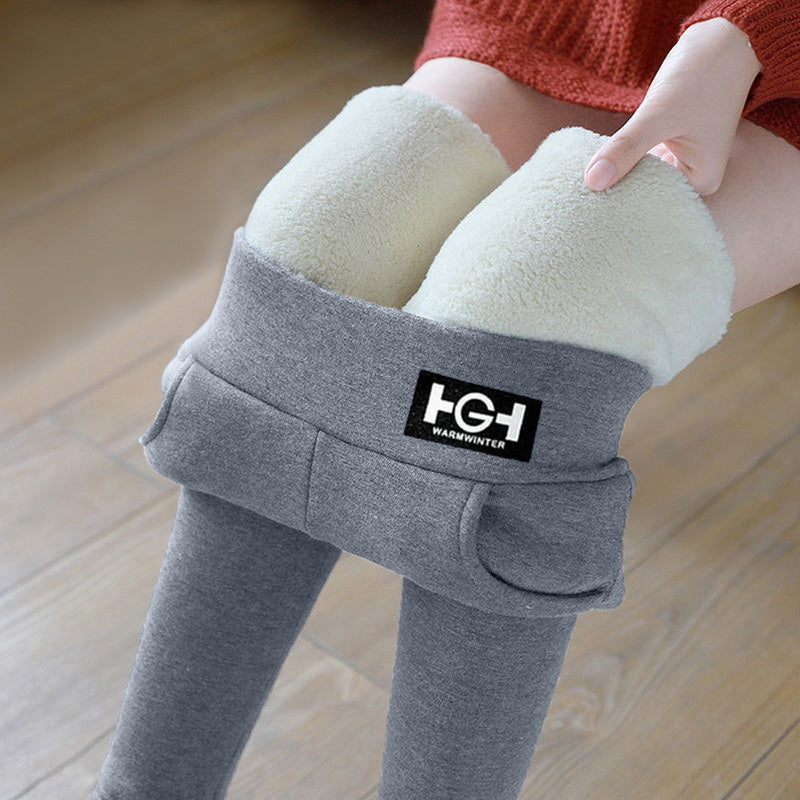 🌈🌟🔥【M-3XL】Lână de oaie plus îmbrăcăminte exterioară îngroșată de catifea, jambiere de toamnă și iarnă din catifea austriacă