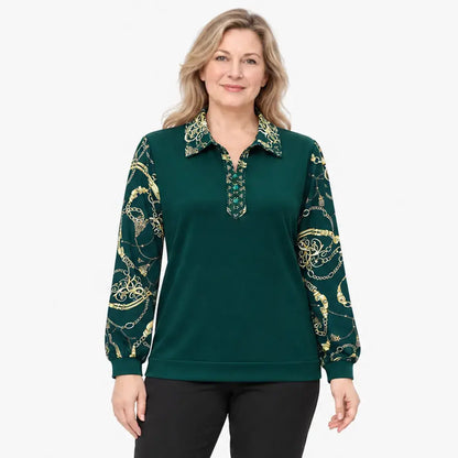 【M-6XL】O nouă cămașă căptușită pentru femei, perfectă pentru toamnă și iarnă – mărimi mari, care ascunde burtica, călduroasă și elegantă