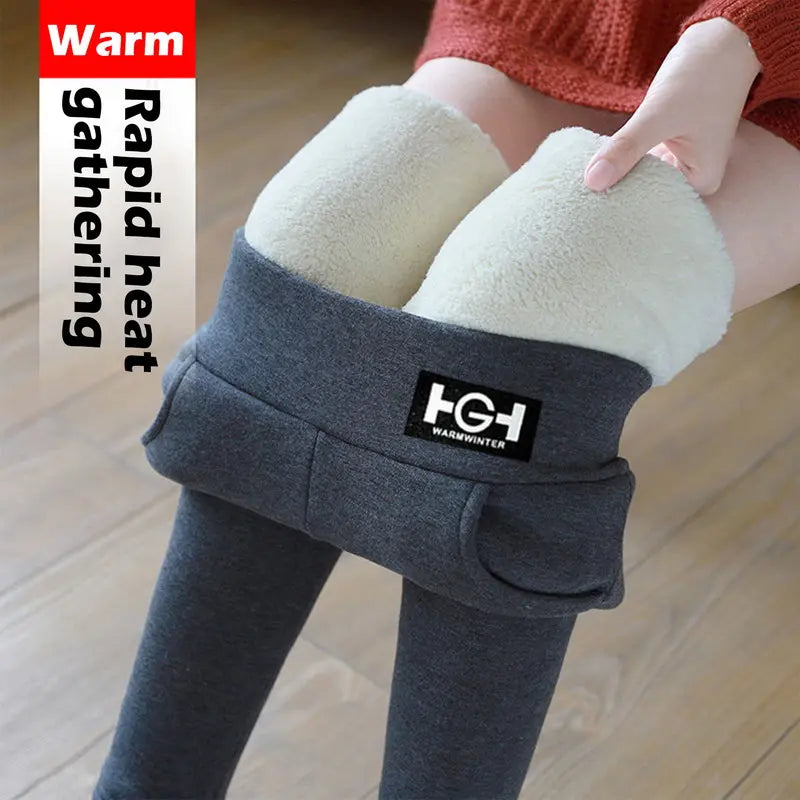 🌈🌟🔥【M-3XL】Lână de oaie plus îmbrăcăminte exterioară îngroșată de catifea, jambiere de toamnă și iarnă din catifea austriacă