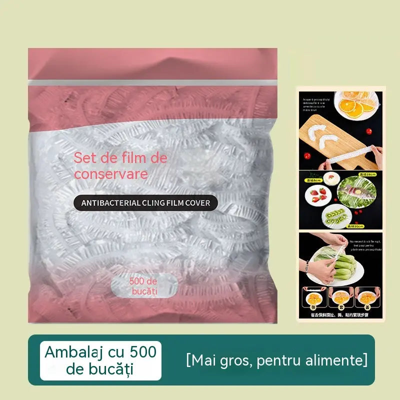 🔥✨500 de folii de plastic reutilizabile și flexibile, sigure pentru alimente