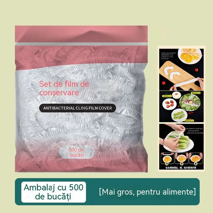 🔥✨500 de folii de plastic reutilizabile și flexibile, sigure pentru alimente