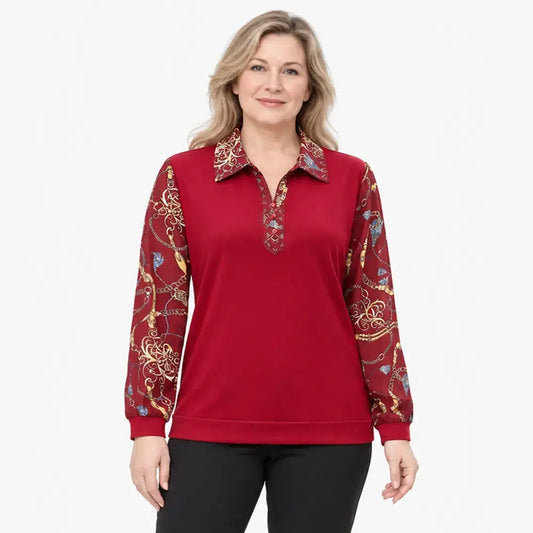 【M-6XL】O nouă cămașă căptușită pentru femei, perfectă pentru toamnă și iarnă – mărimi mari, care ascunde burtica, călduroasă și elegantă