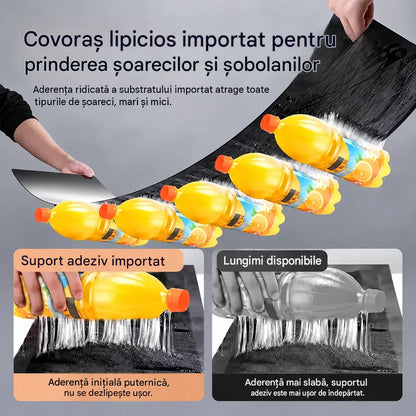 💥 Set de 5 capcane cu lipici extra-puternice pentru șoareci (120 x 27 cm); netoxice și sigure pentru întreaga familie.