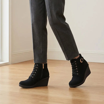 【35-42】👢Ghete de damă de iarnă cu platformă ascunsă – o alegere elegantă și stabilă pentru zilele friguroase
