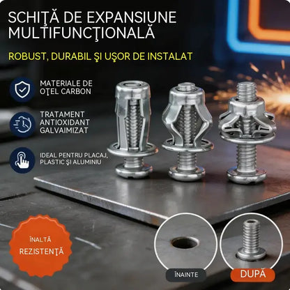 🔥50%OFF【100 bucăți】Piuliță pentru capul șurubului de expansiune M4, M5, M6; piuliță pentru nit
