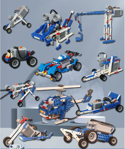 🤖🧩[Reducere de 50% pe perioadă limitată] Kit de robot electric DIY pentru copii