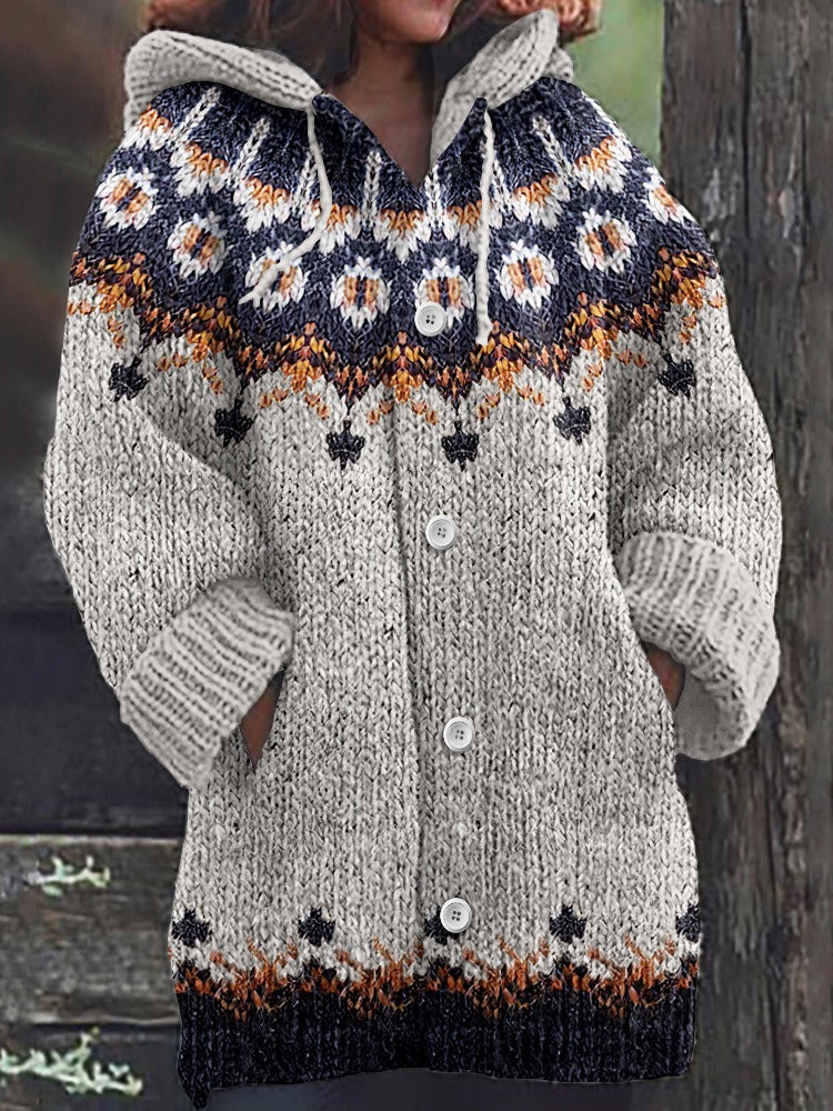 🎀O jachetă nouă, călduroasă, din tricot, pentru femei, în stil retro, pentru toamna și iarna anului 2026
