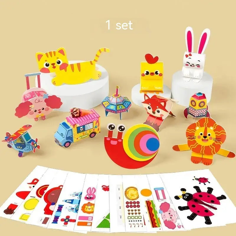 🎨 32 de modele 3D din hârtie pentru a crea, a plia și a te distra