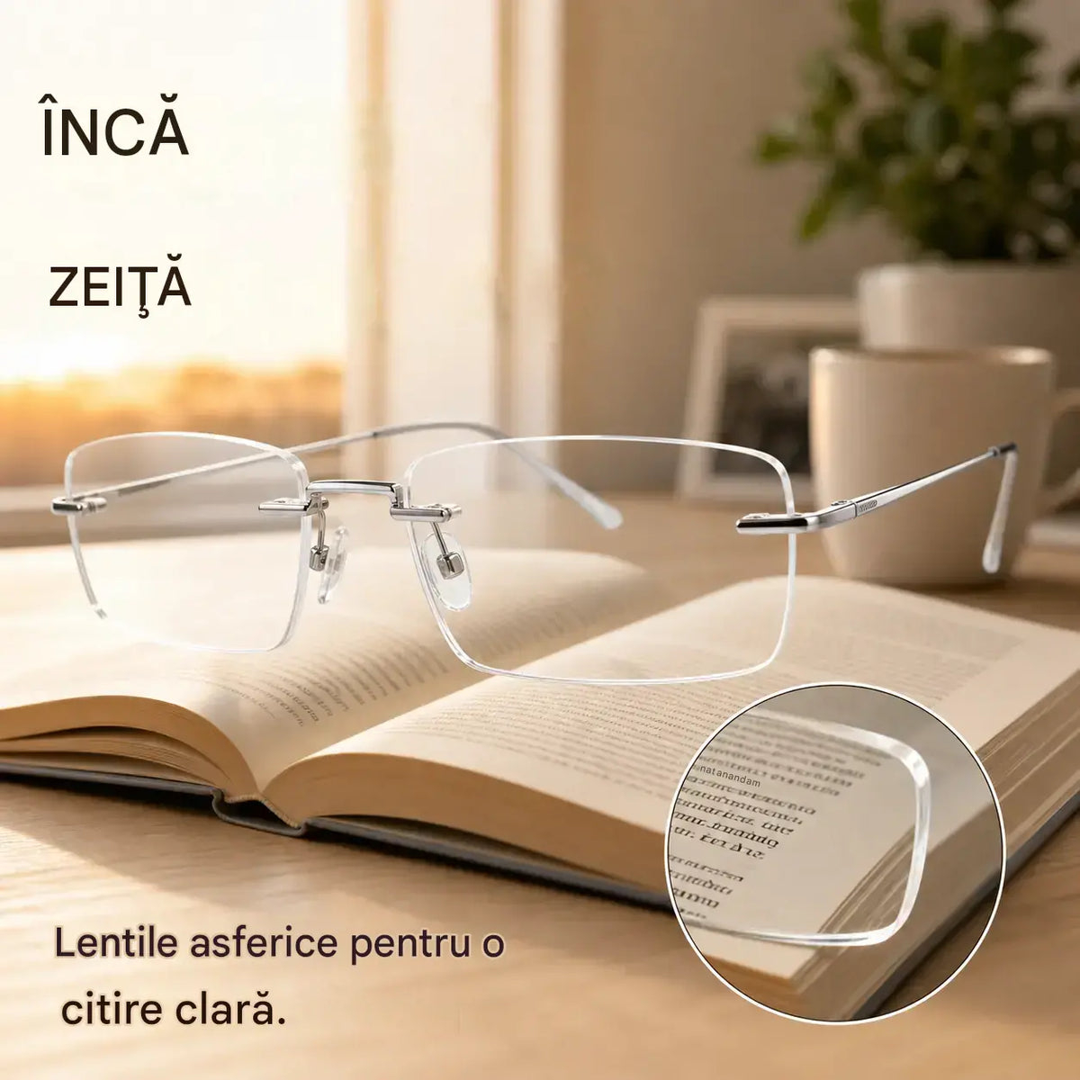🔥【Cumpărați 1 obțineți 1 gratuit】🔥 Ochelari de citit inteligenți, fotocromatici, cu tehnologie Smart Zoom