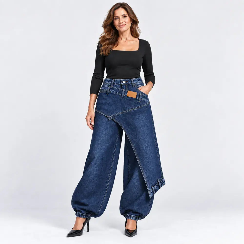👖【XS-3XL】Blugi eleganți și comozi, cu croi larg ✨💞