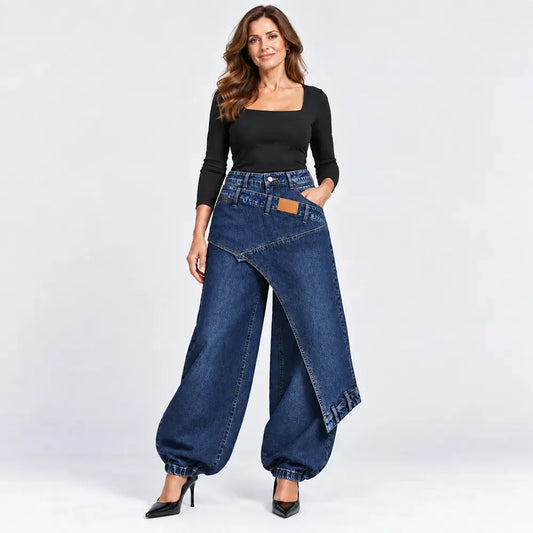 👖【XS-3XL】Blugi eleganți și comozi, cu croi larg ✨💞