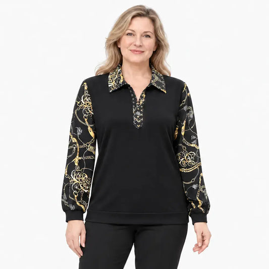 【M-6XL】O nouă cămașă căptușită pentru femei, perfectă pentru toamnă și iarnă – mărimi mari, care ascunde burtica, călduroasă și elegantă