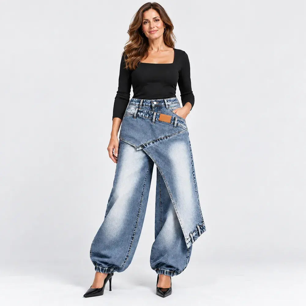 👖【XS-3XL】Blugi eleganți și comozi, cu croi larg ✨💞