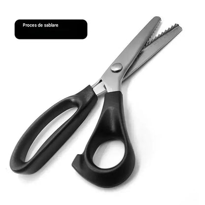 🔥Cumpără 1, primești 1 gratuit ✂️ Foarfece profesionale zimțate - foarfece ascuțite și zimțate pentru țesături