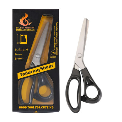 ✂️Foarfece profesionale cu lamă zimțată pentru cusut, lucru manual și proiecte DIY de zi cu zi.
