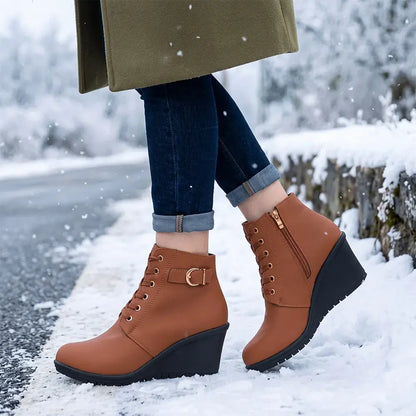 【35-42】👢Ghete de damă de iarnă cu platformă ascunsă – o alegere elegantă și stabilă pentru zilele friguroase