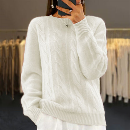 🔥✨【Noul stil de toamnă】【S-2XL】2026 Pulover din lână de înaltă calitate, într-o singură culoare, moale și confortabil